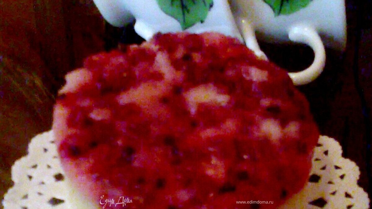 Ягодные бисквиты (в пароварке)