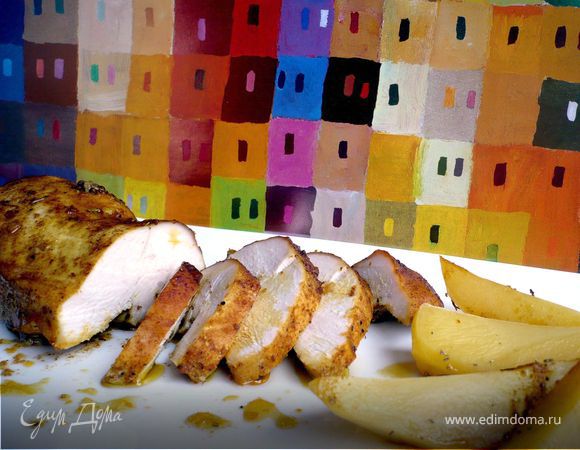 Филе куриной грудки с картофелем «Если бы на Марсе были города» Филе куриной грудки с картофелем «Если бы на Марсе были города»