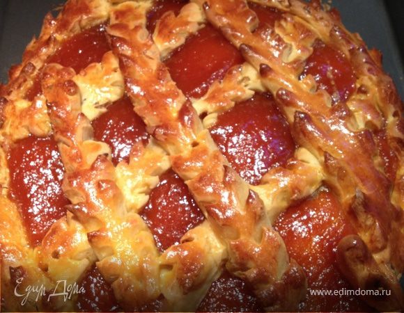 Открытый пирог с повидлом «Мамин» Открытый пирог с повидлом «Мамин»