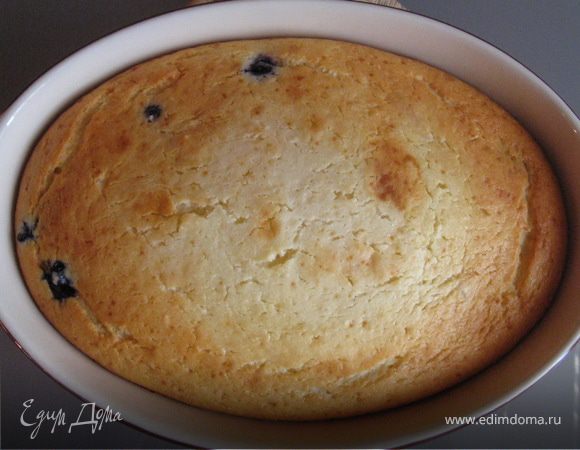 кекс с черникой