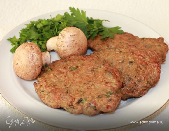 Печеночные котлеты с грибами (для команды "Едим Дома" и всех друзей)