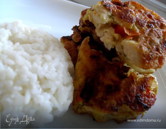 Курино-овощные котлетки