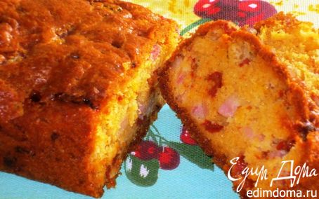 Рецепт Закусочный кекс с вялеными помидорами и беконом