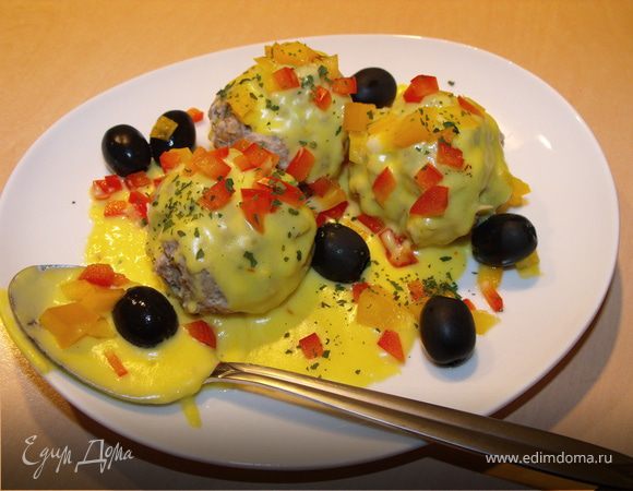 Тефтели Барселонские с шафрановым соусом Тефтели Барселонские с шафрановым соусом