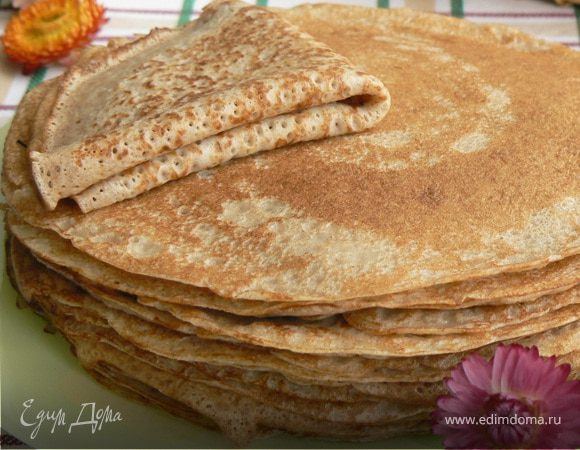 Ржаные блины на закваске Ржаные блины на закваске