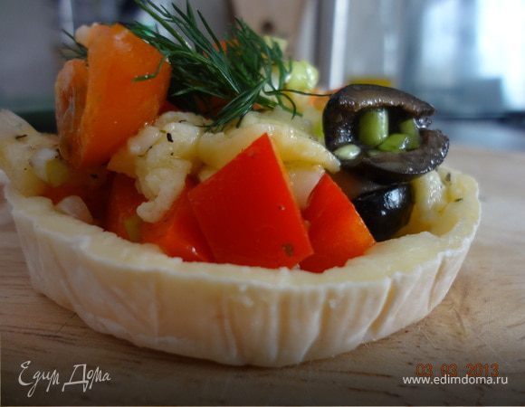 Салат в Камамбере Салат в Камамбере