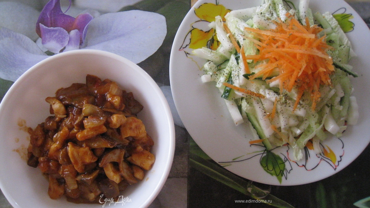 Мясо в томатно-устричном соусе по-китайски