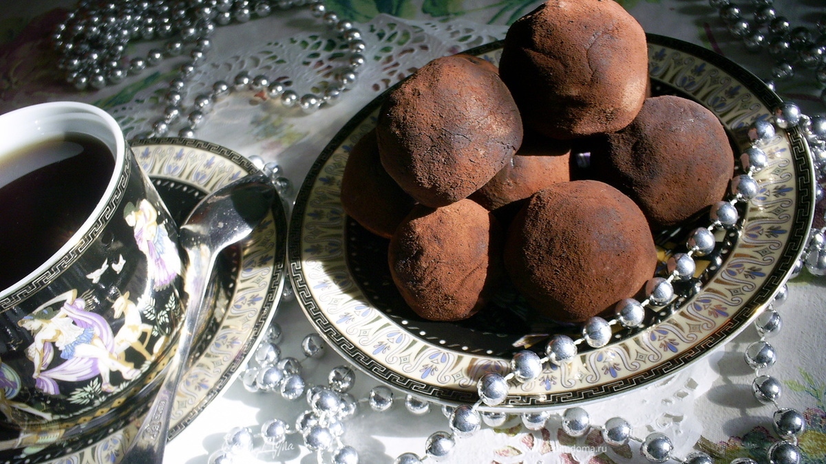 Шоколадно-ореховые конфеты "Вкуснее и проще не бывает"