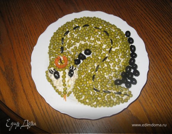 Оливье "змейка"