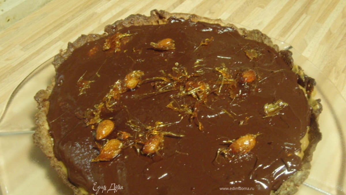 Карамельно-шоколадный тарт