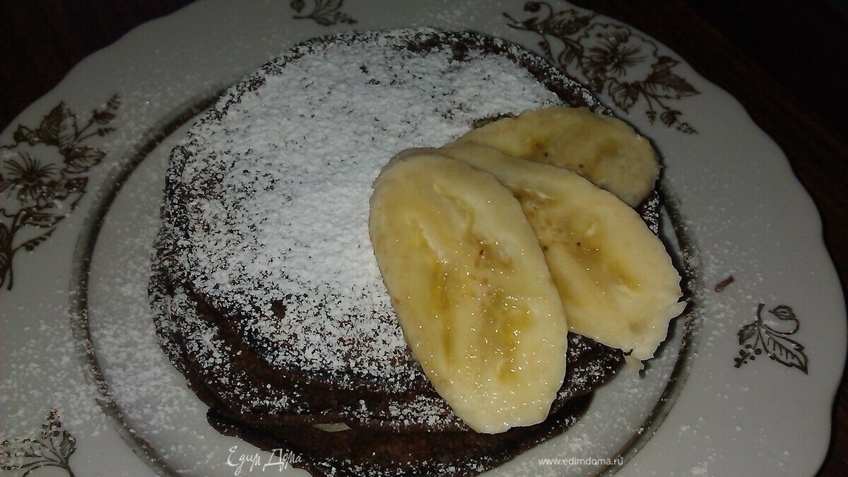 Шоколадные оладьи