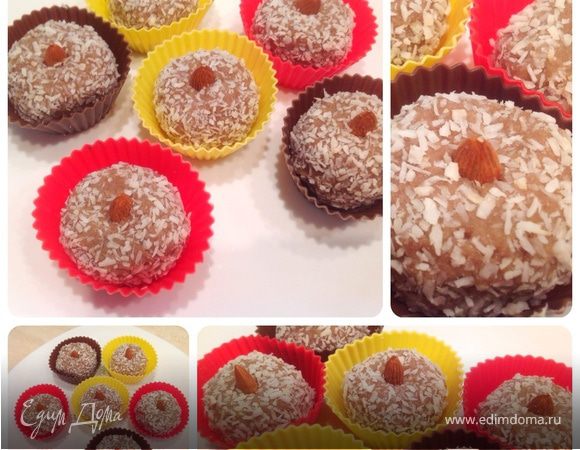Кокосовые Сыроедные пирожные Кокосовые Сыроедные пирожные