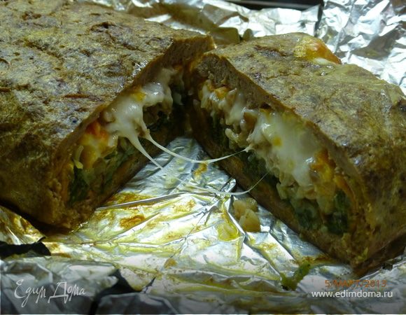 Рулет из куриного фарша