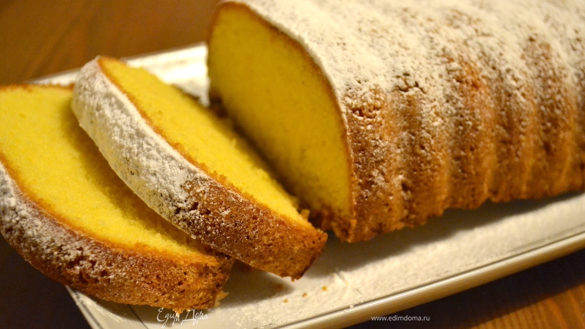 "Желтенький" итальянский кекс с кукурузной мукой (AMOR POLENTA)