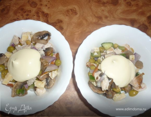 САЛАТ "УТРО 9 МАРТА" САЛАТ "УТРО 9 МАРТА"