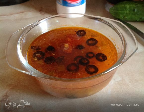 Мясная солянка