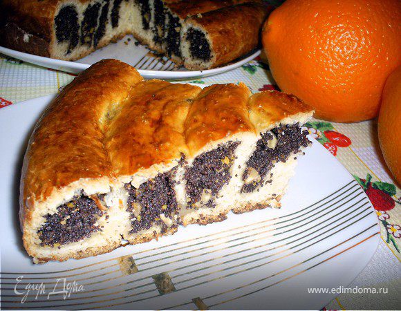 Маковый пирог-спиралька