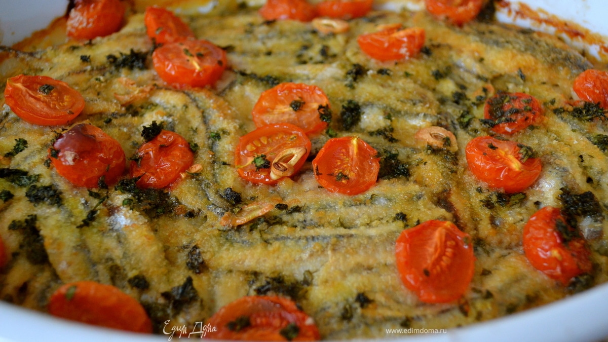 Кильки в духовке