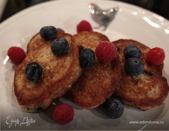 Миндально-банановые оладушки Миндально-банановые оладушки