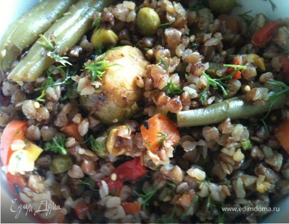 Гречка с овощами для худеющих