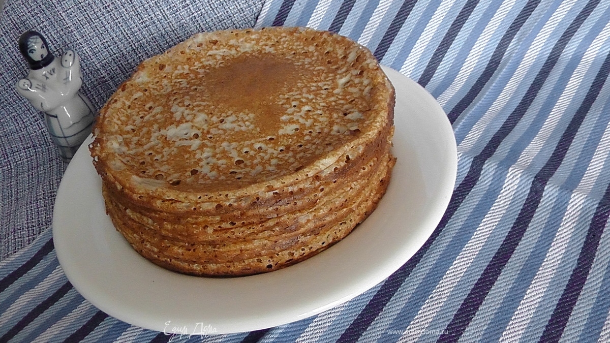 Мини-блинчики заварные из цельнозерновой муки