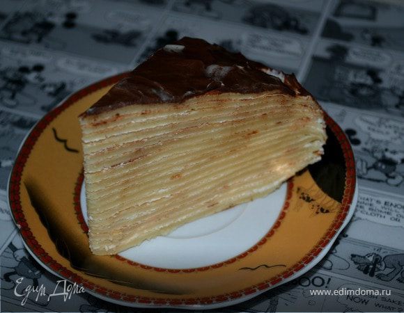 Крепвилль - французский блинчатый торт