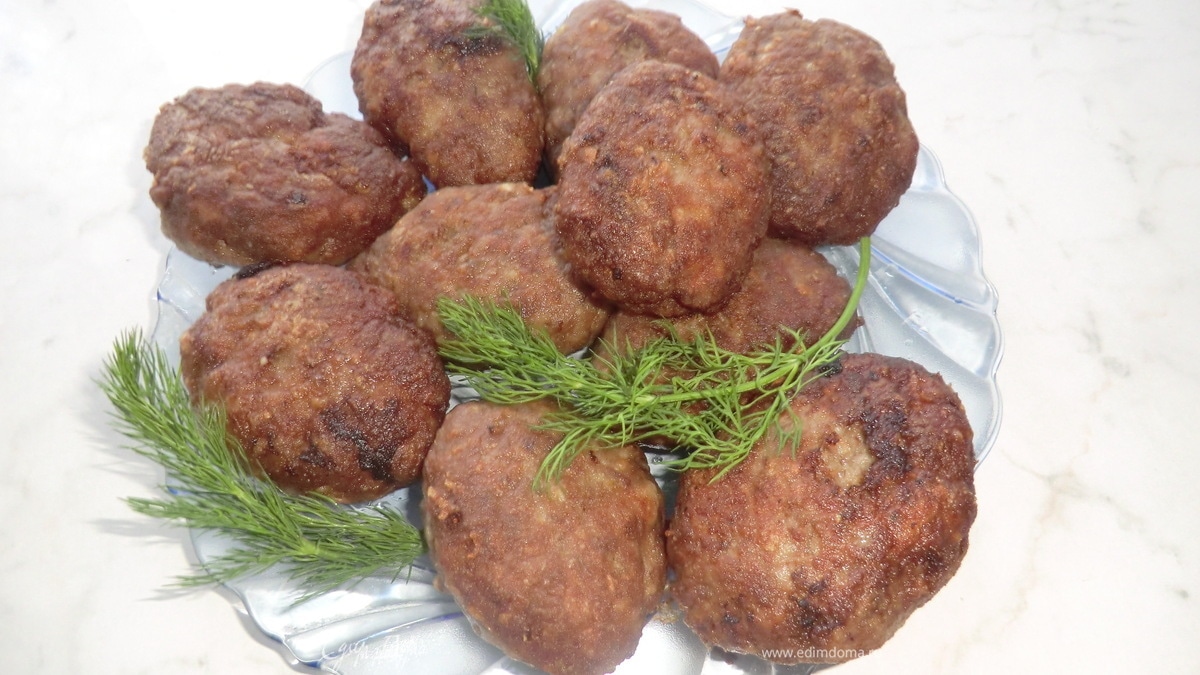 Котлеты из оленины