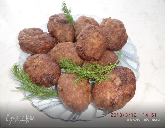 Котлеты из оленины