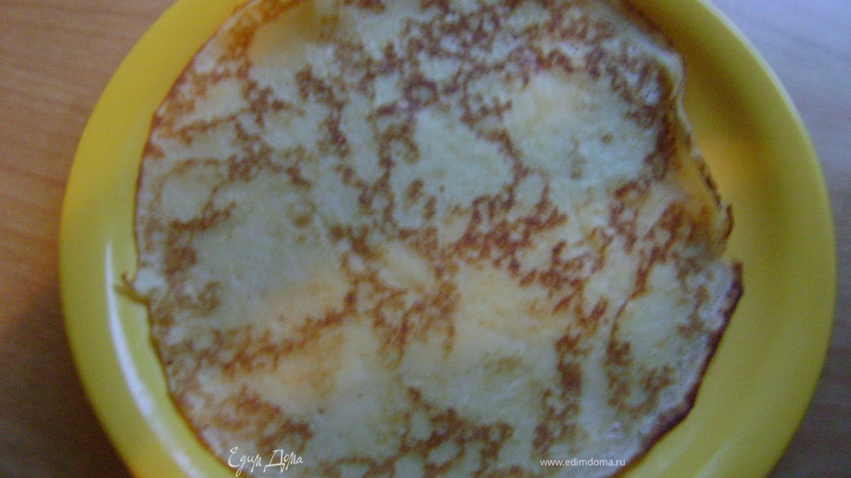 Блины заварные на кефире