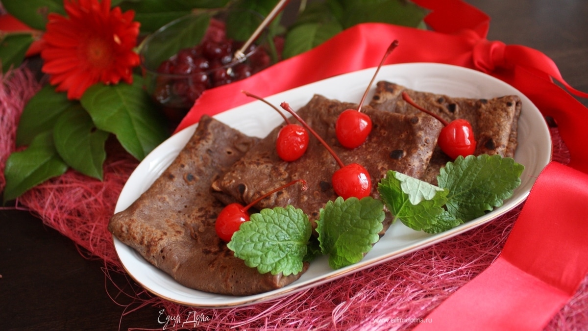 Шоколадные блинчики от Пьера Эрме