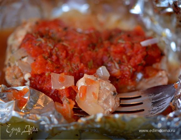 Семга в фольге Семга в фольге