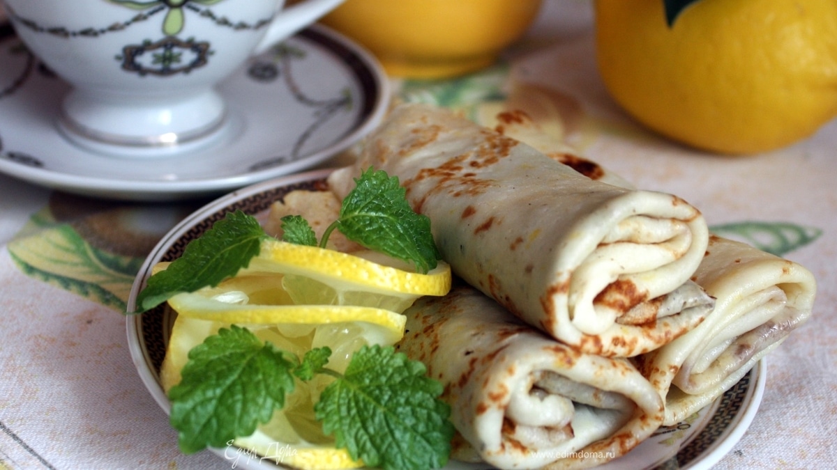 Лимонные блинчики