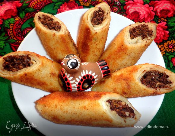 Блинчики с мясом на пиве Блинчики с мясом на пиве