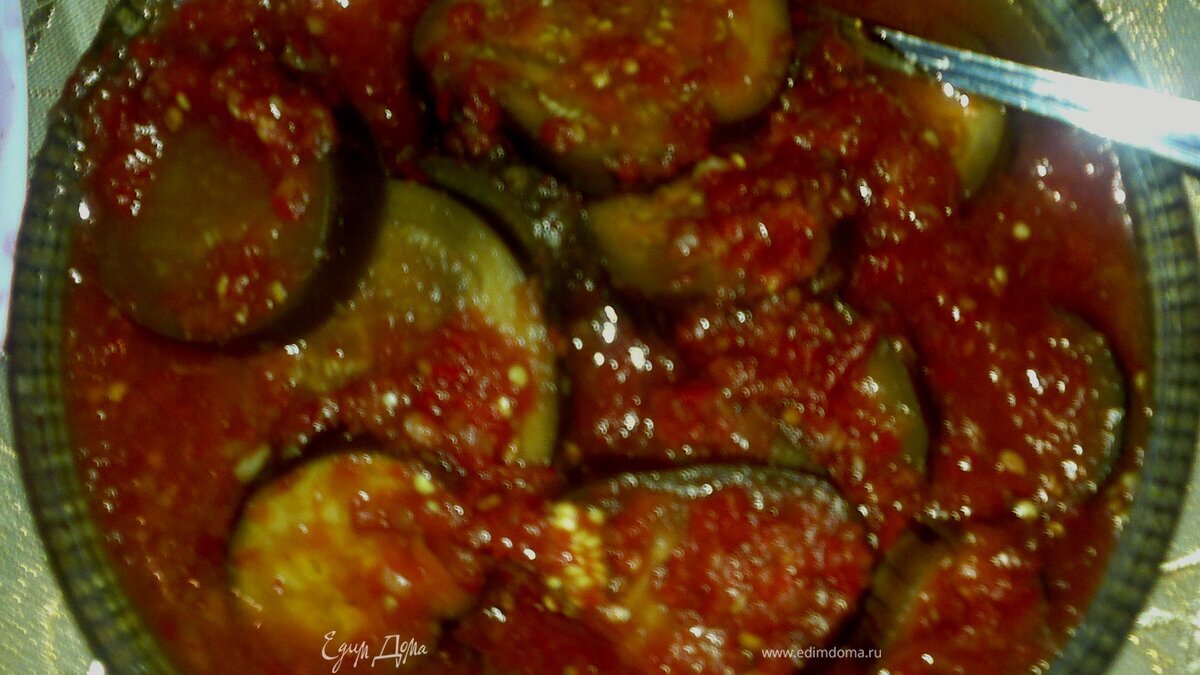 Баклажаны в аджике