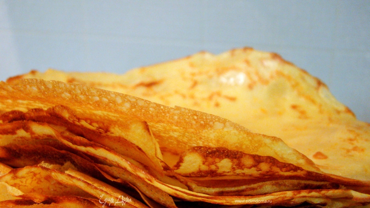 Цитрусовые блины