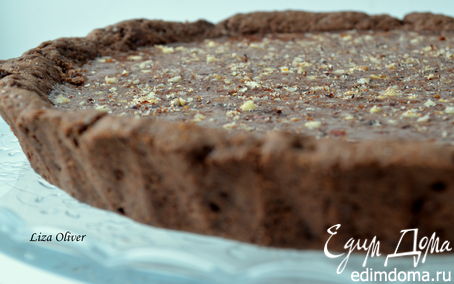 Рецепт Открытый шоколадно-карамельный пирог