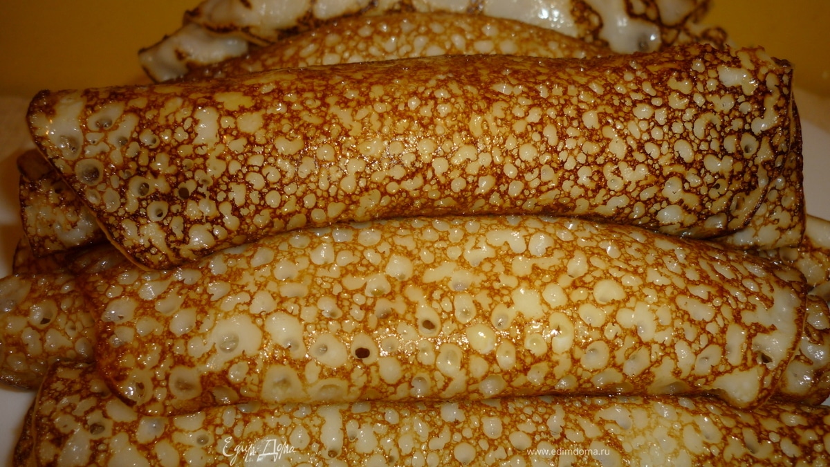 Сливочные блинчики