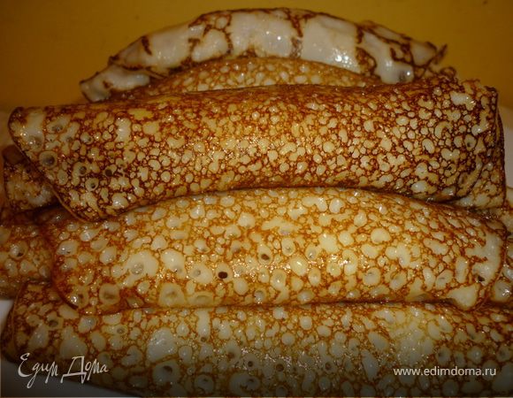 Сливочные блинчики