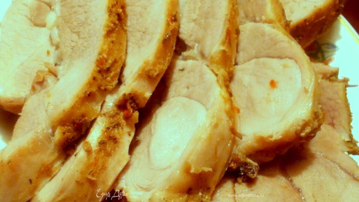Пряная свинина с чесноком и оливковым маслом