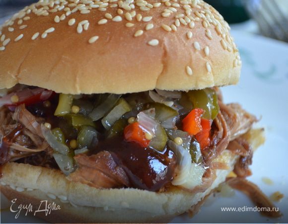 Тушеная свинина барбекю Тушеная свинина барбекю