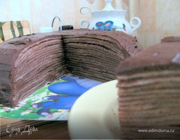 Блинный торт "Шокоголик"