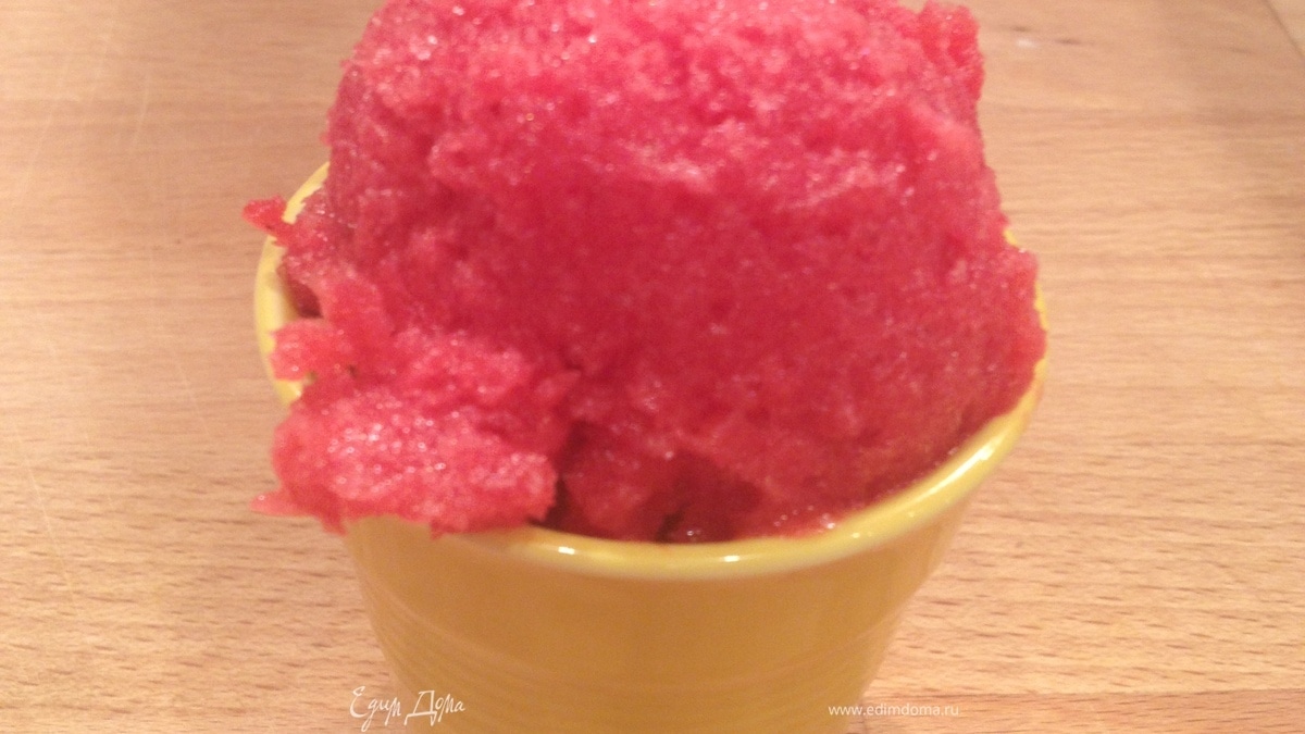 Сорбе из красной смородины