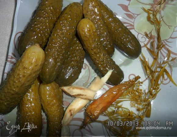 маринованные огурчики с эстрагоном