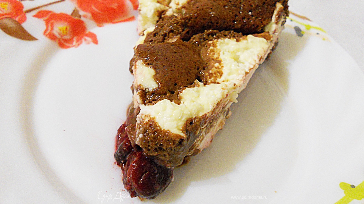 Творожно-шоколадный десерт