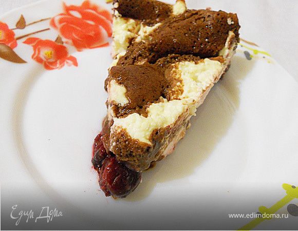 Творожно-шоколадный десерт