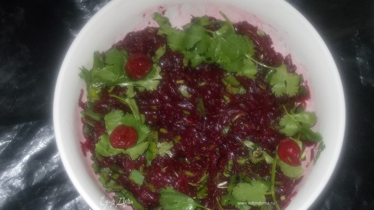 Освежающий свекольный салат