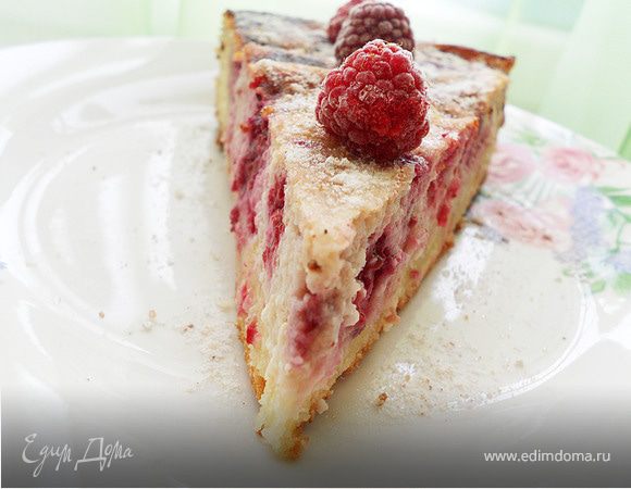 Малиново-творожный пирог для Татьяны S и для любителей творога Малиново-творожный пирог для Татьяны S и для любителей творога