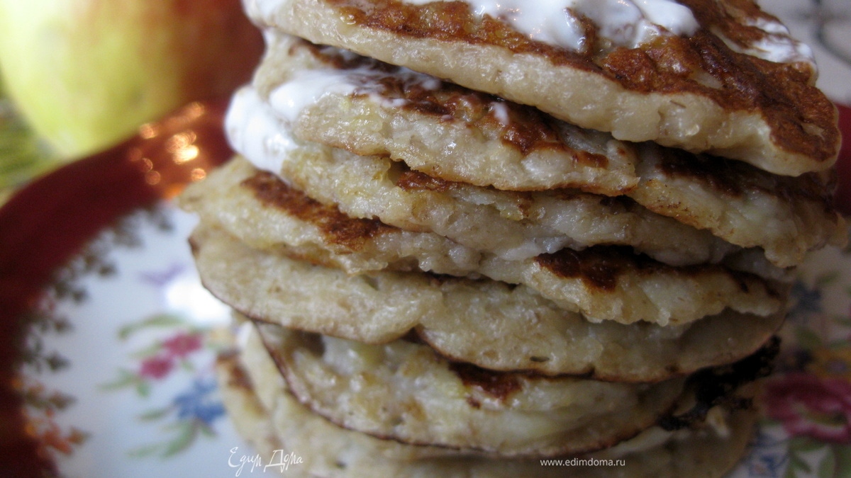 Овсяно-банановые оладушки