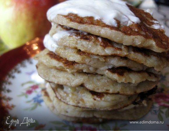 Овсяно-банановые оладушки
