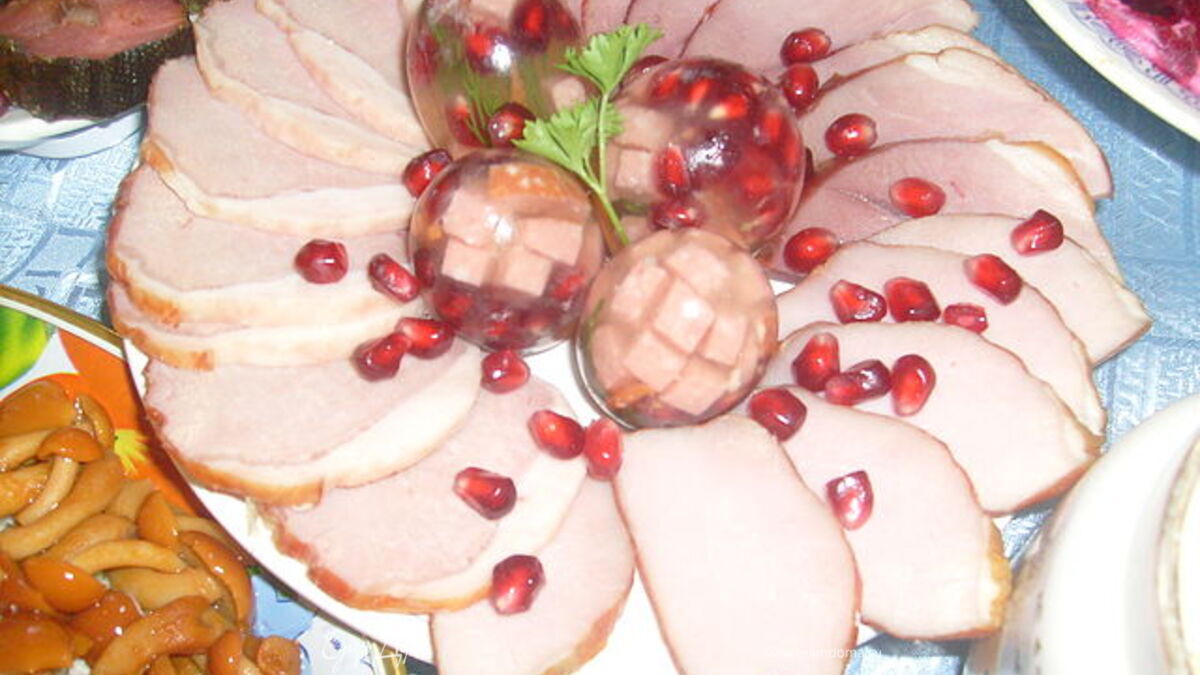 Заливное "яйца фаберже"